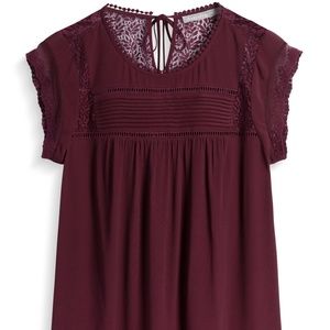 Daniel Rainn Becru Lace Blouse